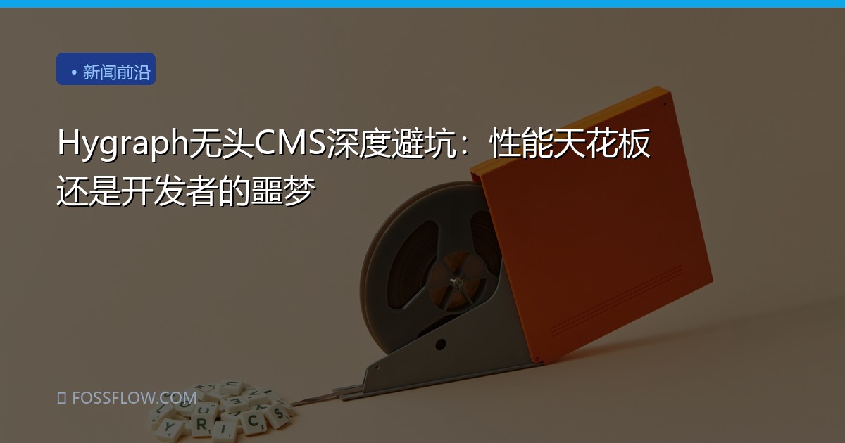 Hygraph无头CMS深度避坑：性能天花板还是开发者的噩梦